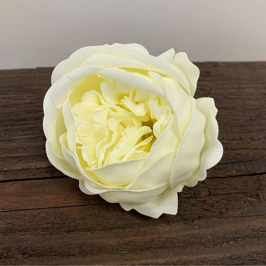 Ivory Peony Craft Soap Flower Ext Large x 10 - Ashton and Finch