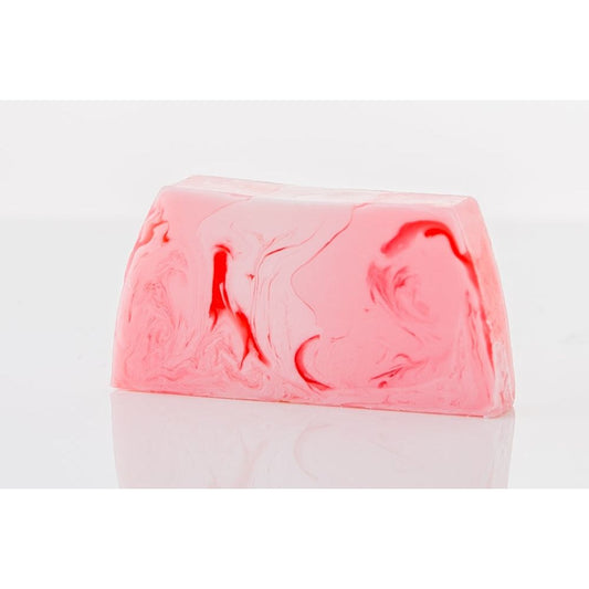 Handmade Soap Loaf - Raspberry - Slice Approx 100g - Ashton and Finch