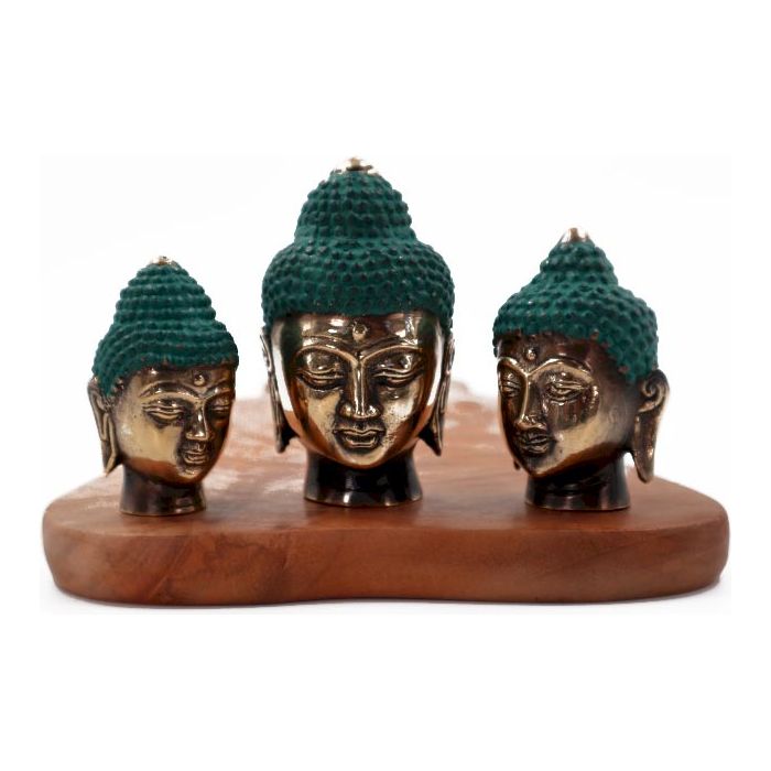 Set of 3 - Buddha Heads (asst sizes) - Ashton and Finch