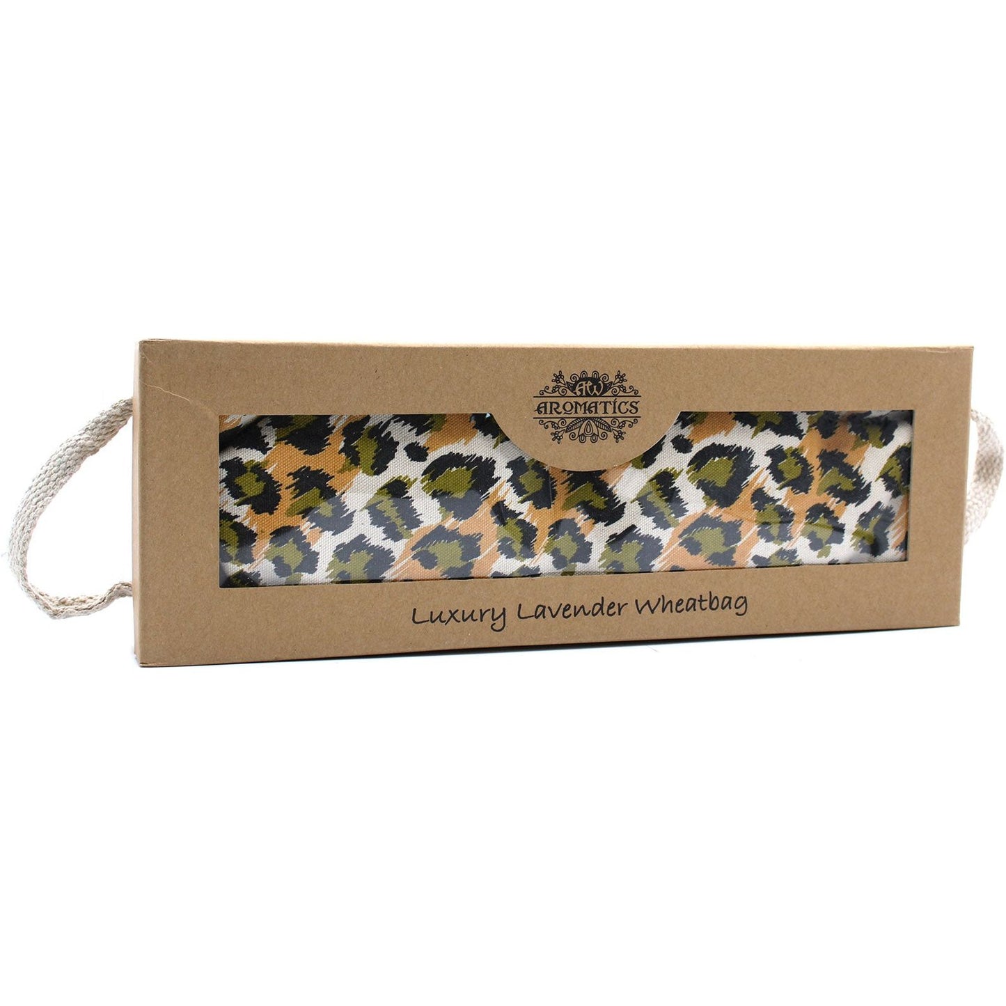 Luxury Lavender Wheat Bag in Gift Box - Night Leopard - Ashton and Finch