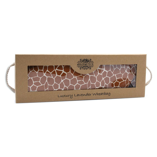 Luxury Lavender Wheat Bag in Gift Box - Madagascar Giraffe - Ashton and Finch