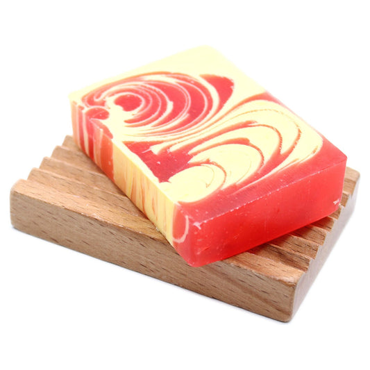 Handcrafted Soap 100g Slice - Strawberry - Ashton and Finch