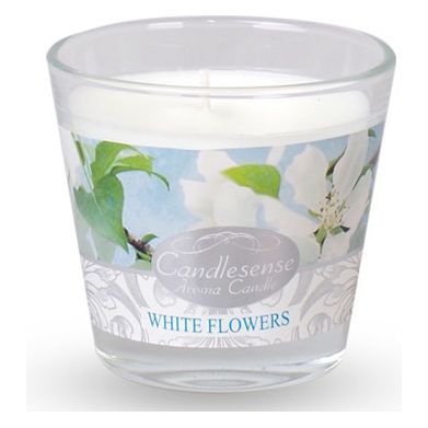 Scented Jar Candle - White Flowers - Ashton and Finch