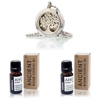 Diffuser Necklace and Essential Oil Blends Set - Ashton and Finch