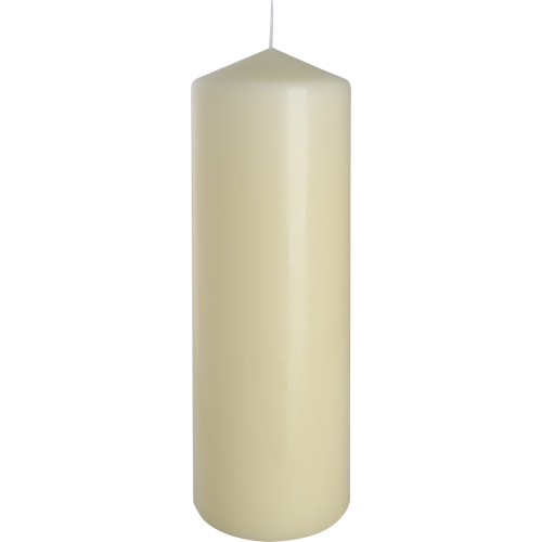 Pillar Candle 80x250mm - Ivory - Ashton and Finch