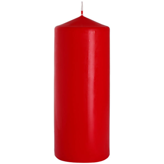 Pillar Candle 80x200mm - Red - Ashton and Finch