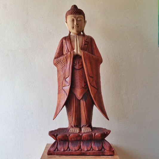 Buddha Statue Standing - 1m Welcome - Ashton and Finch