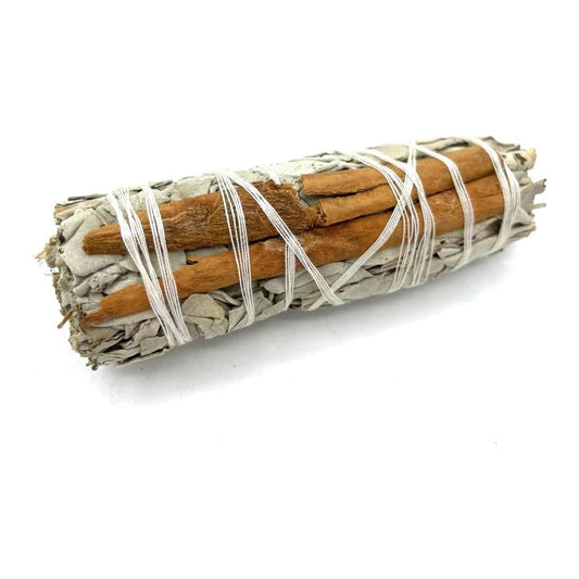 Smudge Stick - White Sage & Cinnamon 10cm - Ashton and Finch