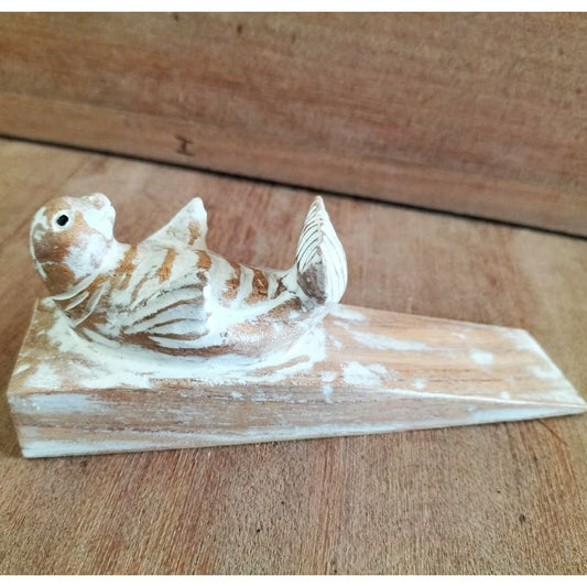 Hand carved Doorstop - Baby Seal - Ashton and Finch