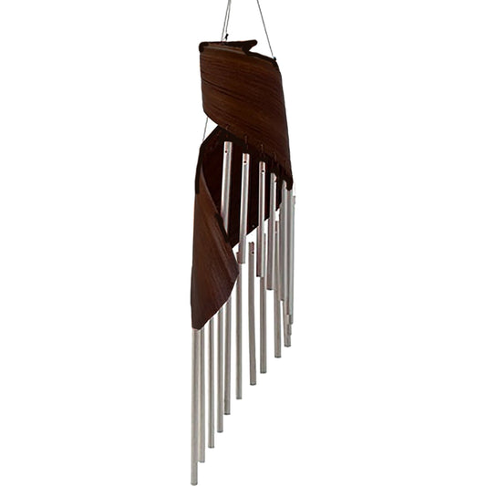 Coconut Leaf Wind Chimes - Chocolate - Ashton and Finch