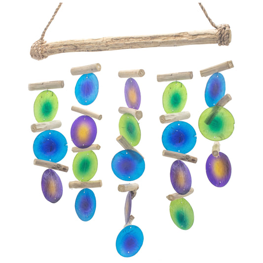 Green & Purple Driftwood Chime - Ashton and Finch
