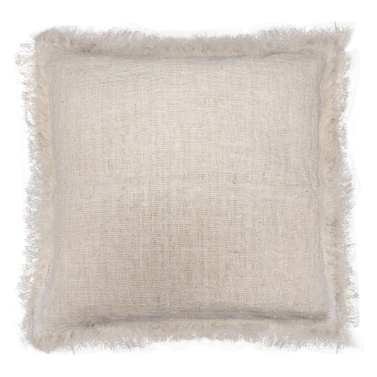Linen Cushion 45x45cm with fringe - Ashton and Finch