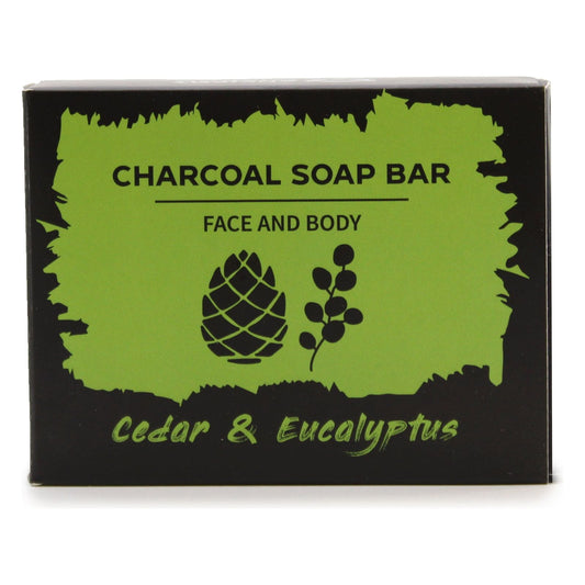Charcoal Soap 85g - Eucalyptus & Cedarwood - Ashton and Finch