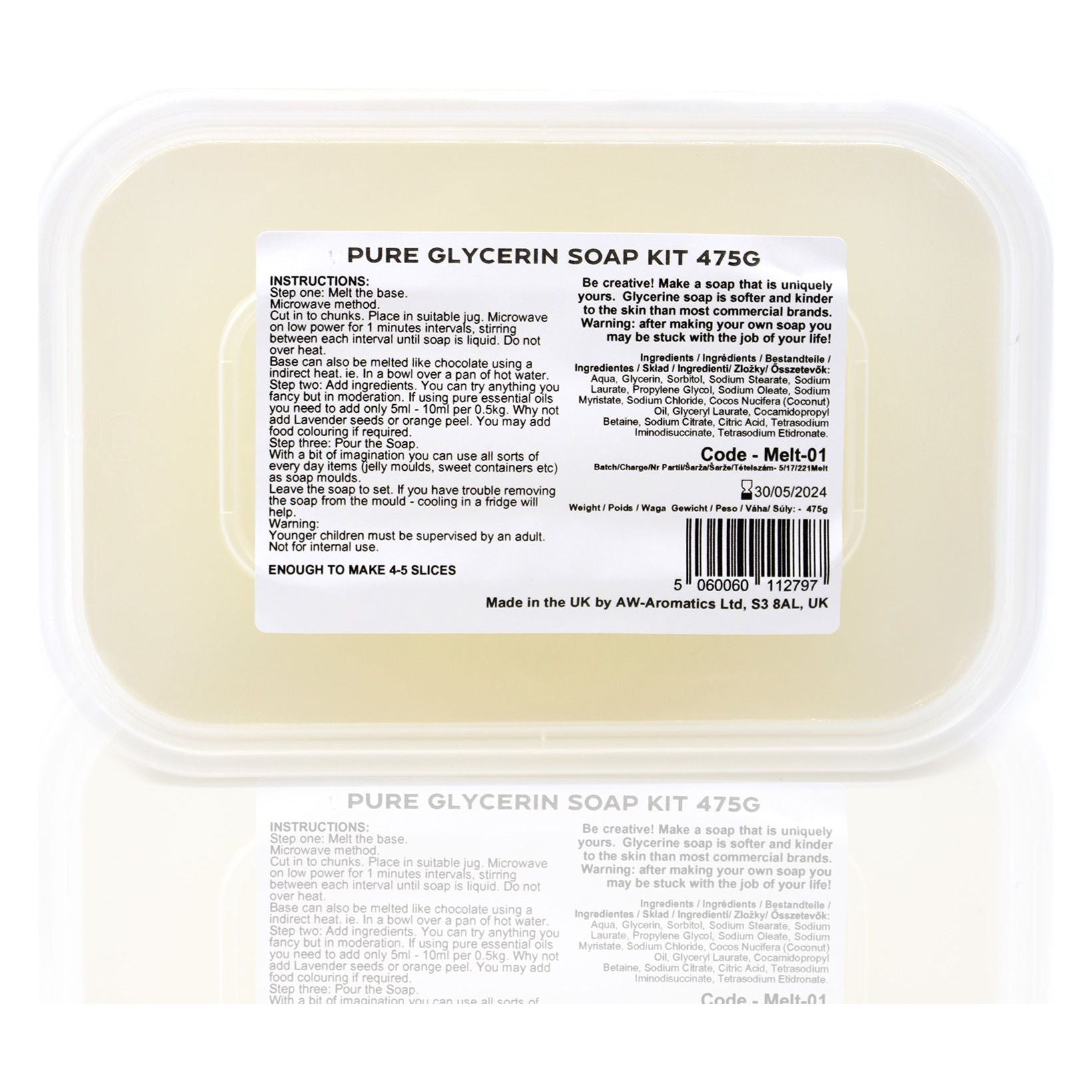 Melt and Pour 475g Soap Kit - Ashton and Finch