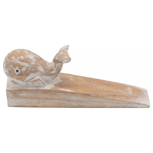 Whale Hand carved Doorstop - Ashton and Finch