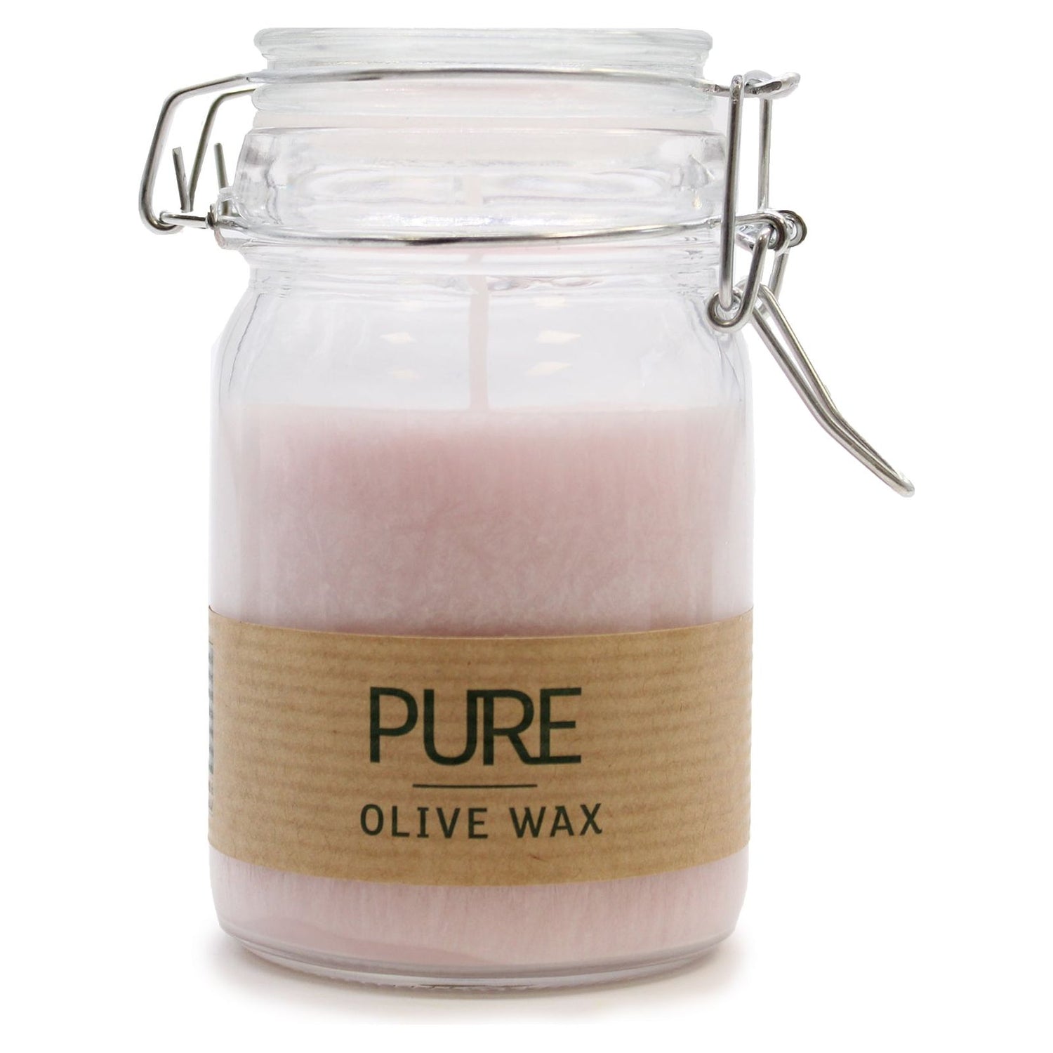 Pure Olive Wax Jar Candle 120x70 - Antique Rose - Ashton and Finch