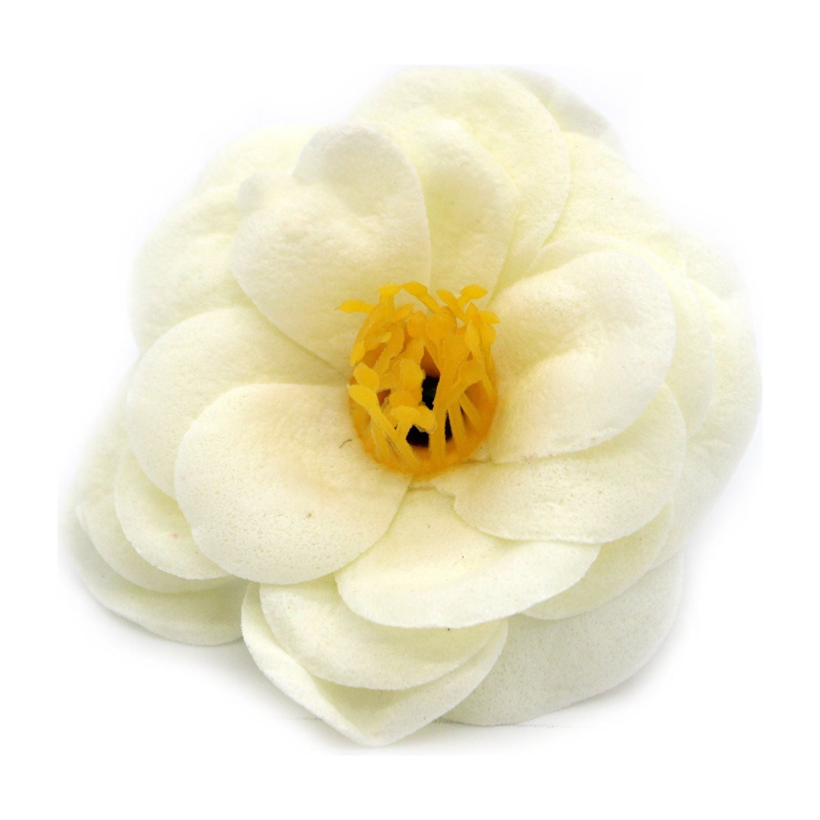 Cream Camellia Craft Soap Flower x 10 - Ashton and Finch