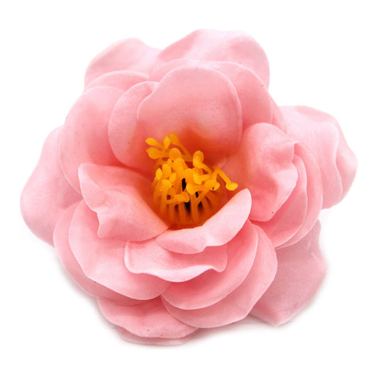 Light Pink Camellia Craft Soap Flower x 10 - Ashton and Finch