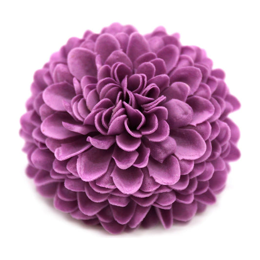 Purple Small Chrysanthemum Craft Soap Flowers x 10 - Ashton and Finch