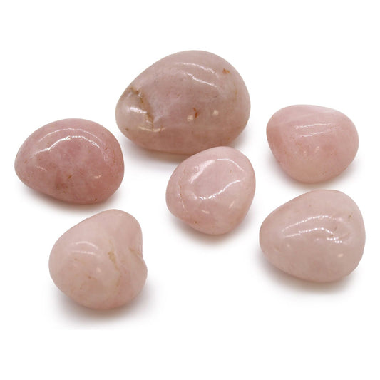 Large African Tumble Stones - Rose Quartz x 6 - Ashton and Finch