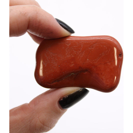 Singular Large African Tumble Stone - Jasper - Red x 6 - Ashton and Finch