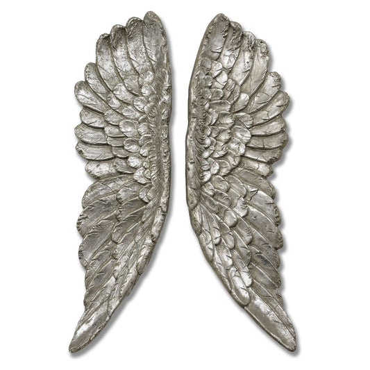 Antique Silver Angel Wings - Ashton and Finch