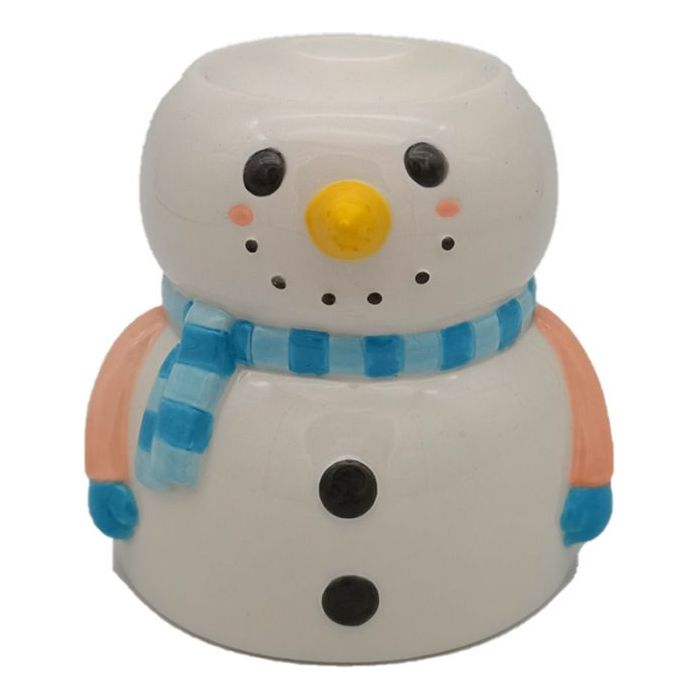 Snowman Shaped Christmas Ceramic Oil Burner - Ashton and Finch