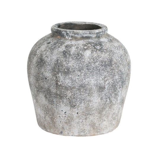 Aged Stone Ceramic Vase - Ashton and Finch