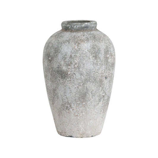 Aged Stone Tall Ceramic Vase - Ashton and Finch