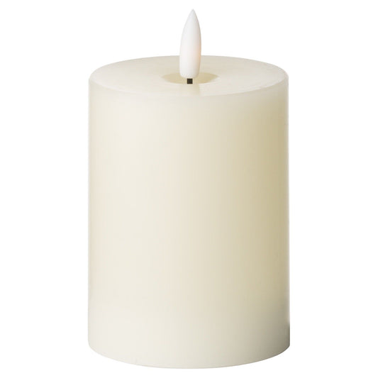 Luxe Collection Natural Glow 3 x 4 LED Cream Candle - Ashton and Finch