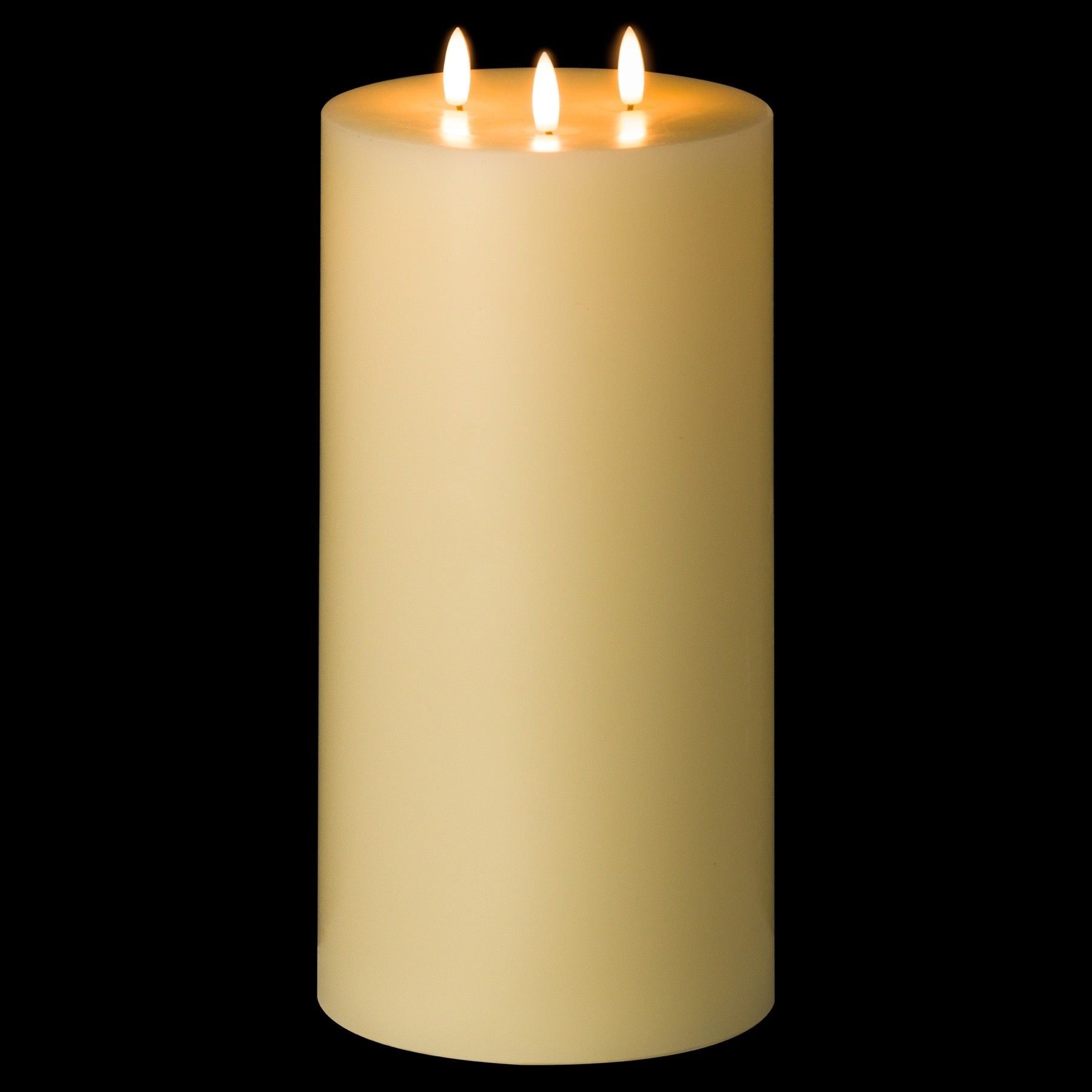 Luxe Collection Natural Glow 6 x 12 LED Cream Candle - Ashton and Finch