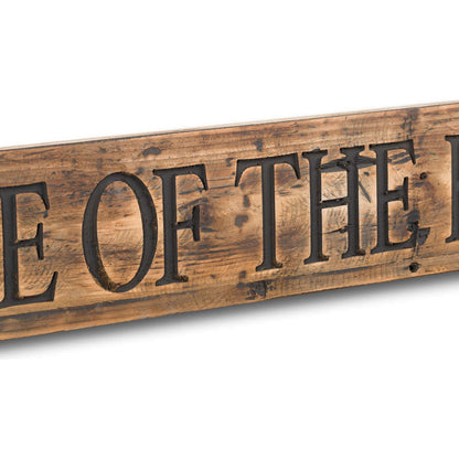 Beware Of The Kids Rustic Wooden Message Plaque - Ashton and Finch