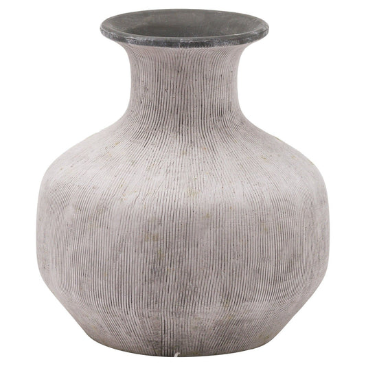 Bloomville Squat Stone Vase - Ashton and Finch