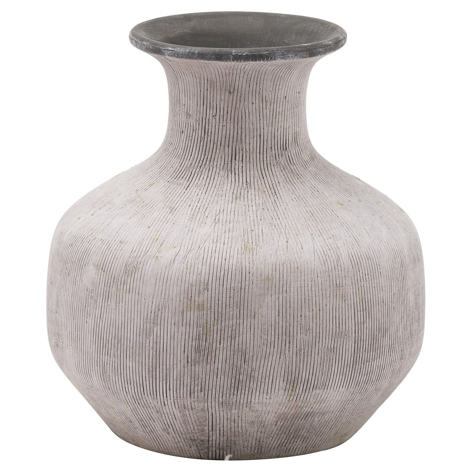 Bloomville Squat Stone Vase - Ashton and Finch