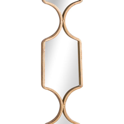 Square Decorative Hanging Collage Mirror In Gold - Ashton and Finch