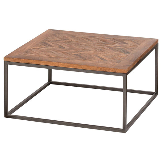 Hoxton Collection Coffee Table With Parquet Top - Ashton and Finch