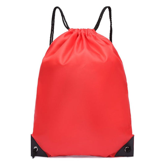 Polyester Drawstring Backpack - Red - Ashton and Finch