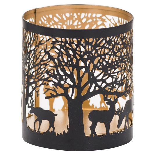 Small Glowray Stag In Forest Lantern - Ashton and Finch