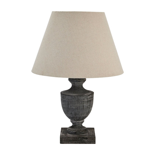 Incia Urn Wooden Table Lamp - Ashton and Finch