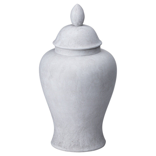 Darcy Large Stone Ginger Jar - Ashton and Finch