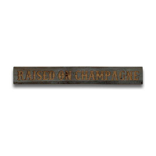 Champagne Grey Wash Wooden Message Plaque - Ashton and Finch