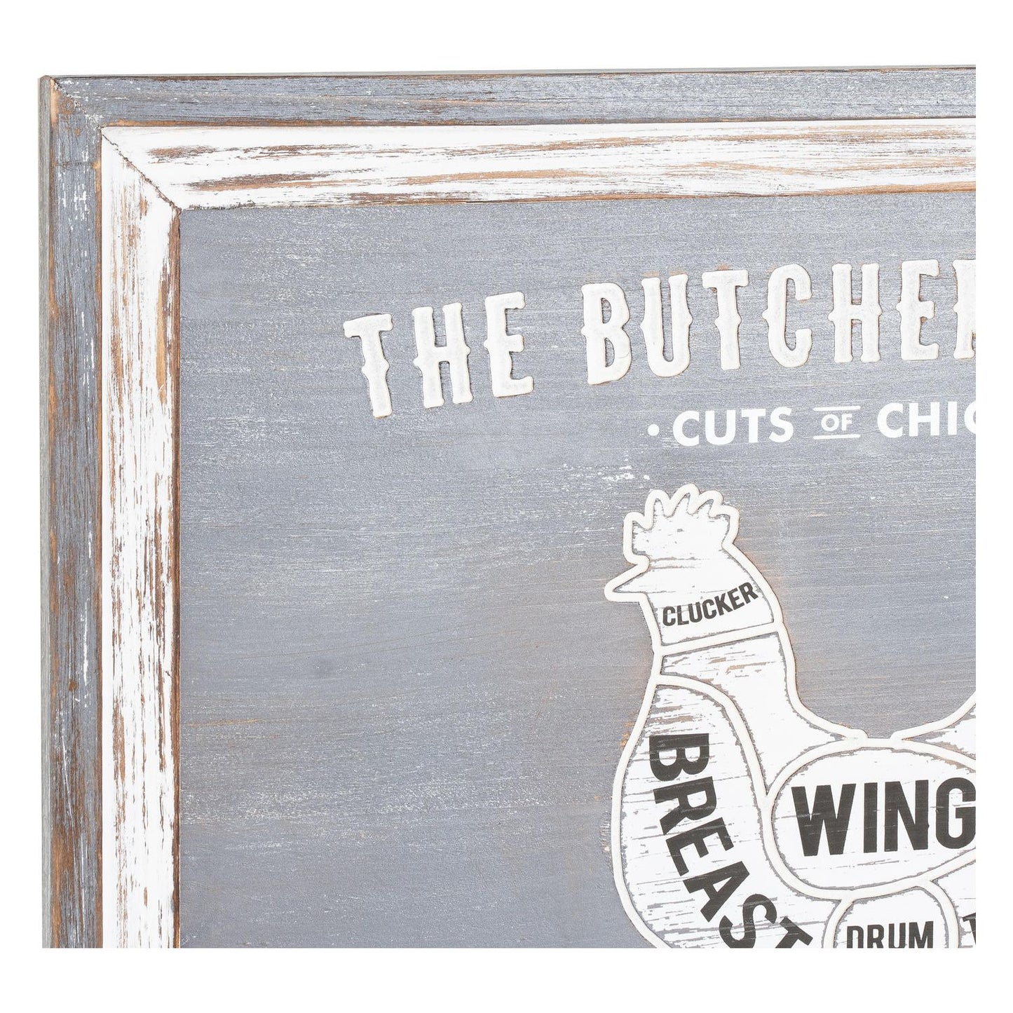 Butchers Cuts Chicken Wall Plaque - Ashton and Finch