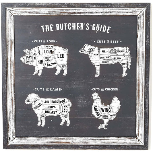 Butchers Cuts Ultimate Wall Plaque - Ashton and Finch
