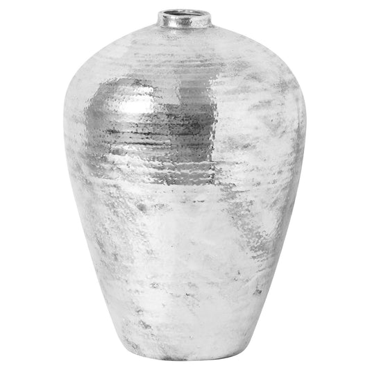 Large Hammered Silver Astral Vase - Ashton and Finch