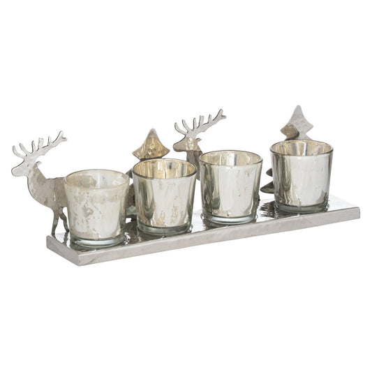 Silver Four Tealight Holder - Ashton and Finch