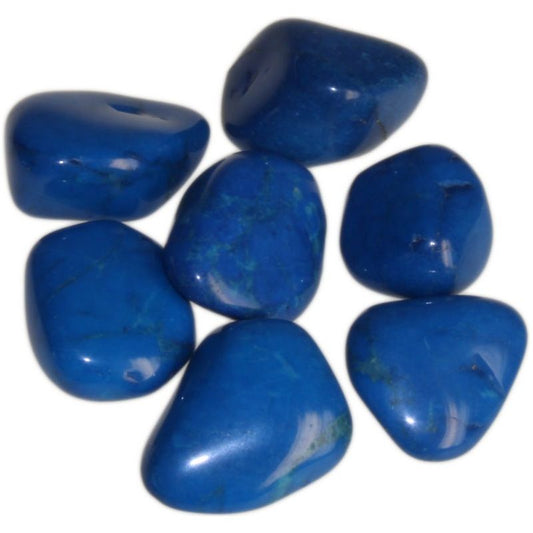 24 x L Tumble Stones - Blue Howlite - Ashton and Finch