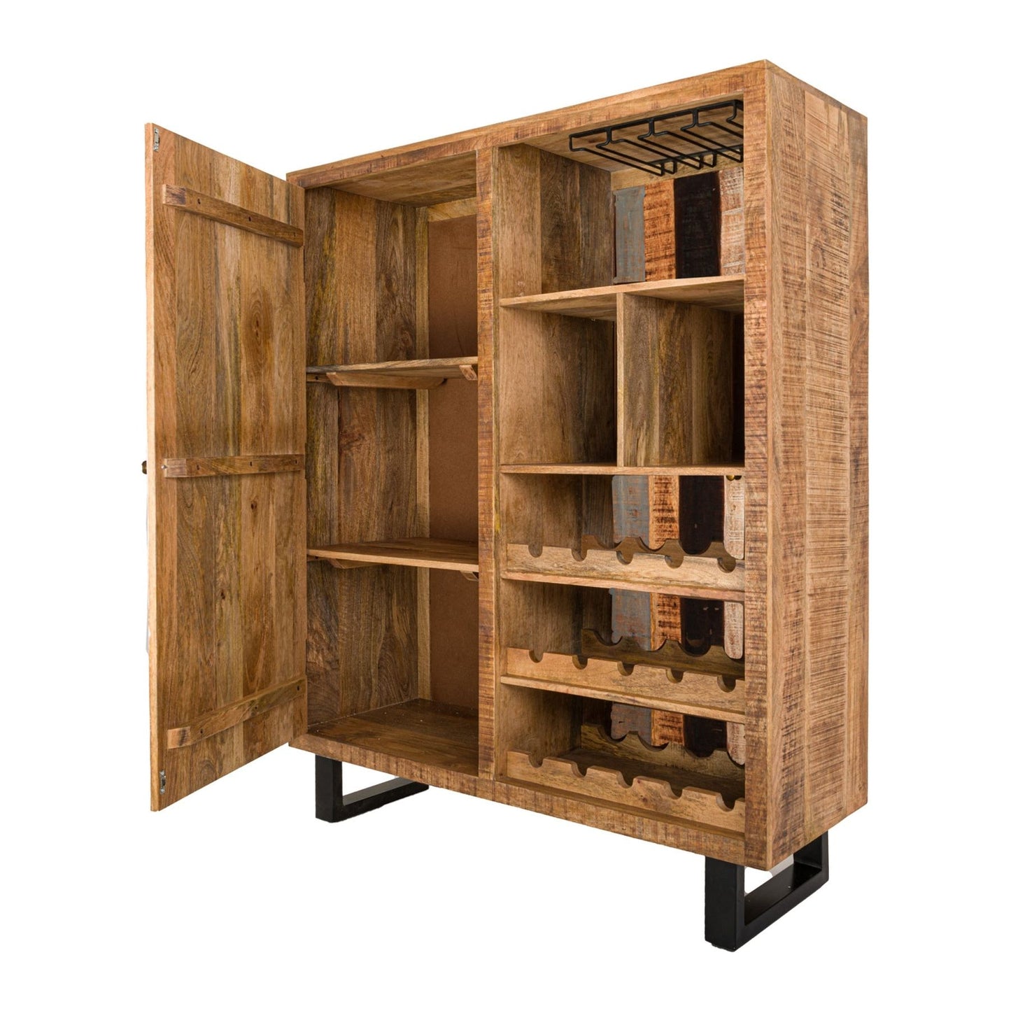 Reclaimed Industrial  Bar Drinks Cabinet - Ashton and Finch