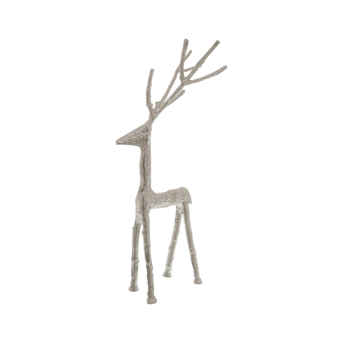 Small Silver Standing Stag Ornament - Ashton and Finch