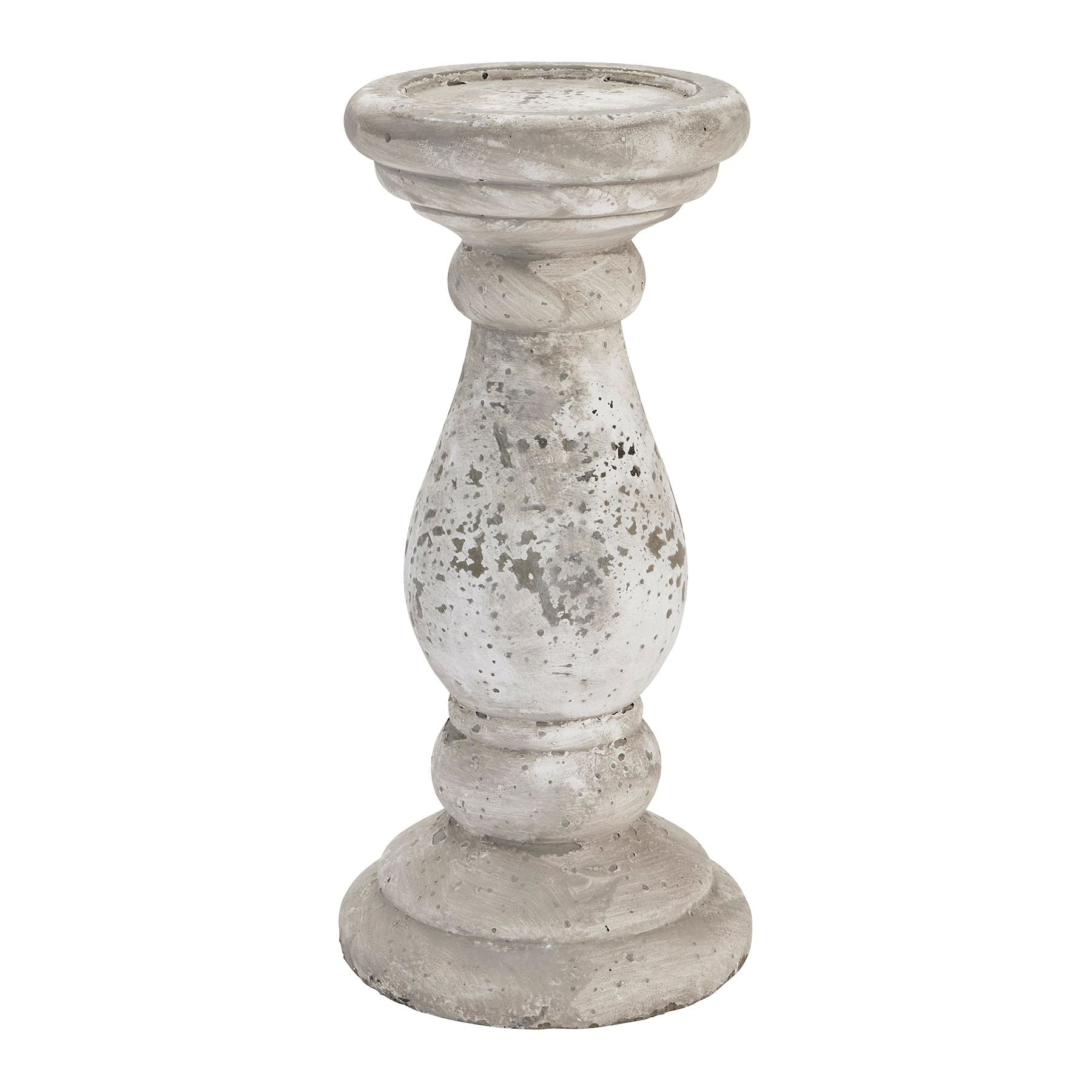 Large Stone Ceramic Candle Holder - Ashton and Finch