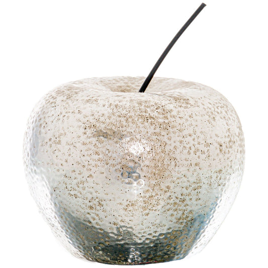 Large Silver Apple Ornament - Ashton and Finch